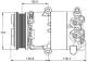 Compressor, air conditioning - ACP1332000P MAHLE - 10-160-01043, 1459711, 1800K430