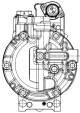 Compressor, air conditioning - ACP1453000P MAHLE - 351342061, 64526998210, 6998210