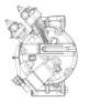 Compressor, air conditioning - ACP556000P MAHLE - 1940541, 351006311, CA500B5J1E06