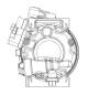 Compressor, air conditioning - ACP628000P MAHLE - 351008-051, 97701A2400, F500JDCKA05