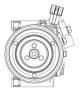 Compressor, air conditioning - ACP633000P MAHLE - 320143G, 351008-111, 511184