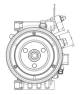 Compressor, air conditioning - ACP634000P MAHLE - 351008-141, 97701D7200, F500NFFDA