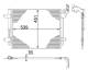 Condenser, air conditioning - AC12000S MAHLE - 351000-814, 5ND820411, 5ND820411D