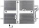Condenser, air conditioning - AC25000P MAHLE - 042004N, 350444, 351001671