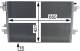 Condenser, air conditioning - AC365000S MAHLE - 0809.3046, 104830, 182033N