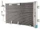 Condenser, air conditioning - AC400000P MAHLE - 0807.2033, 103832, 1223489