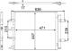 Condenser, air conditioning - AC481000S MAHLE - 08292010, 105351, 261205