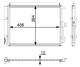 Condenser, air conditioning - AC49000P MAHLE - 107642, 15308HY, 350230