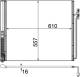 Condenser, air conditioning - AC586000P MAHLE - 02005211, 107136, 18JRB500200