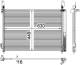 Condenser, air conditioning - AC588000P MAHLE - 182047N, 350460, 351309361