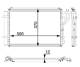 Condenser, air conditioning - AC58000P MAHLE - 351006-571, 976061K100