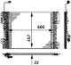 Condenser, air conditioning - AC671000P MAHLE - 0140120, 08062096, 103476