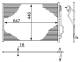 Kondensator, Klimaanlage - AC6000S MAHLE - 001-60-15989, 01-5605MS, 02.40.292
