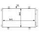 Condenser, air conditioning - AC70000S MAHLE - 322000N, 351008-454, 52015709