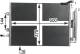 Condenser, air conditioning - AC720000P MAHLE - 0809.3057, 182036N, 260463
