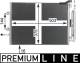 Condenser, air conditioning - AC721000P MAHLE - 0809.3058, 182035N, 260465