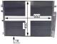Condenser, air conditioning - AC773000S MAHLE - 107103, 182052N, 351343121