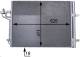 Condenser, air conditioning - AC780000S MAHLE - 08053036, 092058N, 107112