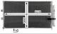 Condenser, air conditioning - AC835000P MAHLE - 08193020, 102025N, 25005223