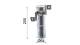 Dryer, air conditioning - AD91000P MAHLE - 2218300183, 351193261, 95498