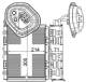 Evaporator, air conditioning - AE4000P MAHLE - 2228300103, 351003-591, A2228300103