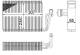 Verdampfer, Klimaanlage - AE53000P MAHLE - 2208301158, 3000V327, 351211261