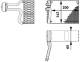 Evaporator, air conditioning - AE66000P MAHLE - 0018305858, 3000V554, 351211751
