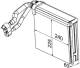 Evaporator, air conditioning - AE94000P MAHLE - 10-140-01303, 1317119, 351330721