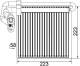 Evaporator, air conditioning - AE97000P MAHLE - 10-140-01308, 1551548, 351330751