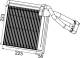 Evaporator, air conditioning - AE98000P MAHLE - 10-140-01309, 1514422, 351330761