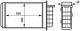Heat Exchanger, interior heating - AH148000S MAHLE - 0000060813252, 0604.3020, 089030N
