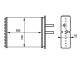 Heat Exchanger, interior heating - AH161000S MAHLE - 0604.3006, 089200N, 17006193