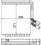Heat Exchanger, interior heating - AH167000P MAHLE - 351313581, BOAM9104001, M9104001