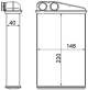 Heat Exchanger, interior heating - AH17000S MAHLE - 351000651, 54272, 73249