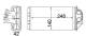 Heat Exchanger, interior heating - AH187000S MAHLE - 2061926, 350218163000, 351315474