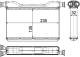 Wärmetauscher, Innenraumheizung - AH189000P MAHLE - 06006382, 350218354000, 351315491