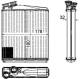 Heat Exchanger, interior heating - AH192000P MAHLE - 229008N, 30767275, 351315541