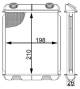 Heat Exchanger, interior heating - AH21000S MAHLE - 350218299000, 351001631, 73341