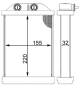 Heat Exchanger, interior heating - AH220000S MAHLE - 107258, 201M16, 3006393