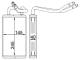 Heat Exchanger, interior heating - AH230000S MAHLE - 18006317, 212M20, 2509306317