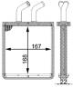 Heat Exchanger, interior heating - AH55000S MAHLE - 351045111, KA6044, OK30C-61A10
