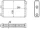 Wärmetauscher, Innenraumheizung - AH60000S MAHLE - 0000046722950, 0604.3028, 089011N
