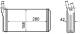 Heat Exchanger, interior heating - AH63000S MAHLE - 0060815099, 0604.3021, 309020N