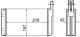 Heat Exchanger, interior heating - AH68000S MAHLE - 05046362, 199001N, 351308661