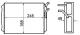 Heat Exchanger, interior heating - AH70000S MAHLE - 1307236, 229000N, 351308761