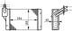 Heat Exchanger, interior heating - AH71000S MAHLE - 1H2819031A, 1H2819031B, 049050N