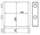 Heat Exchanger, interior heating - AH81000S MAHLE - 1618288, 351311234, 54298