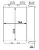 Heat Exchanger, interior heating - AH86000S MAHLE - 350218251000, 351311324, 54295