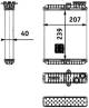 Heat Exchanger, interior heating - AH90000P MAHLE - 0611.3002, 102552, 16110VO