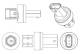 Pressure Switch, air conditioning - ASE13000P MAHLE - 00K68083824AA, 351005-731, 68083824AA